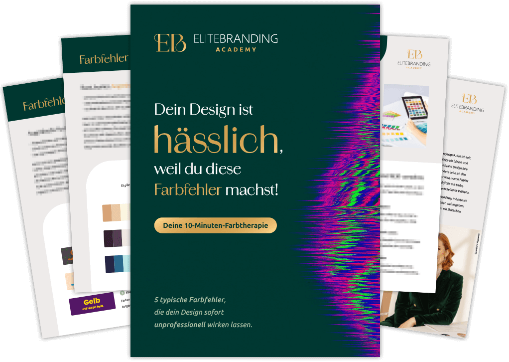 Dein Design ist hässlich, weil du diese Farbfehler machst